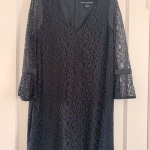 French Connection Navy Lace Cocktail Dress